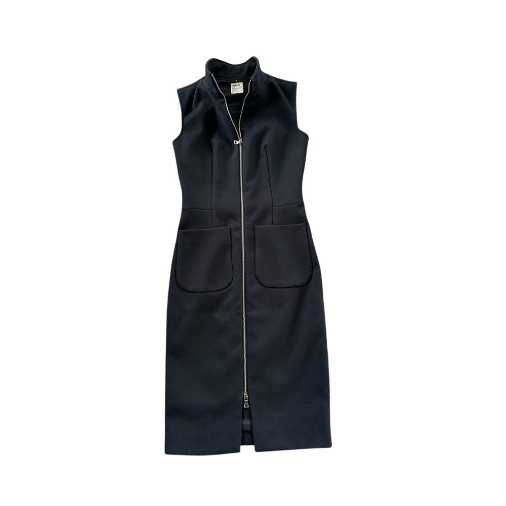 L' Agence front zipper‎ dress